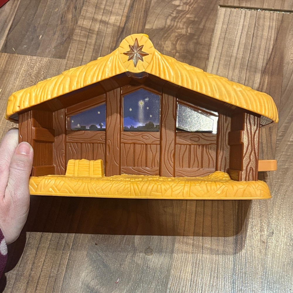 Fisher Price Little People Deluxe Christmas Story Nativity Music Light
